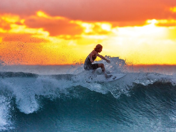 surfing in Barbados