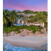 Beach Hut - Exterior View At Sunset